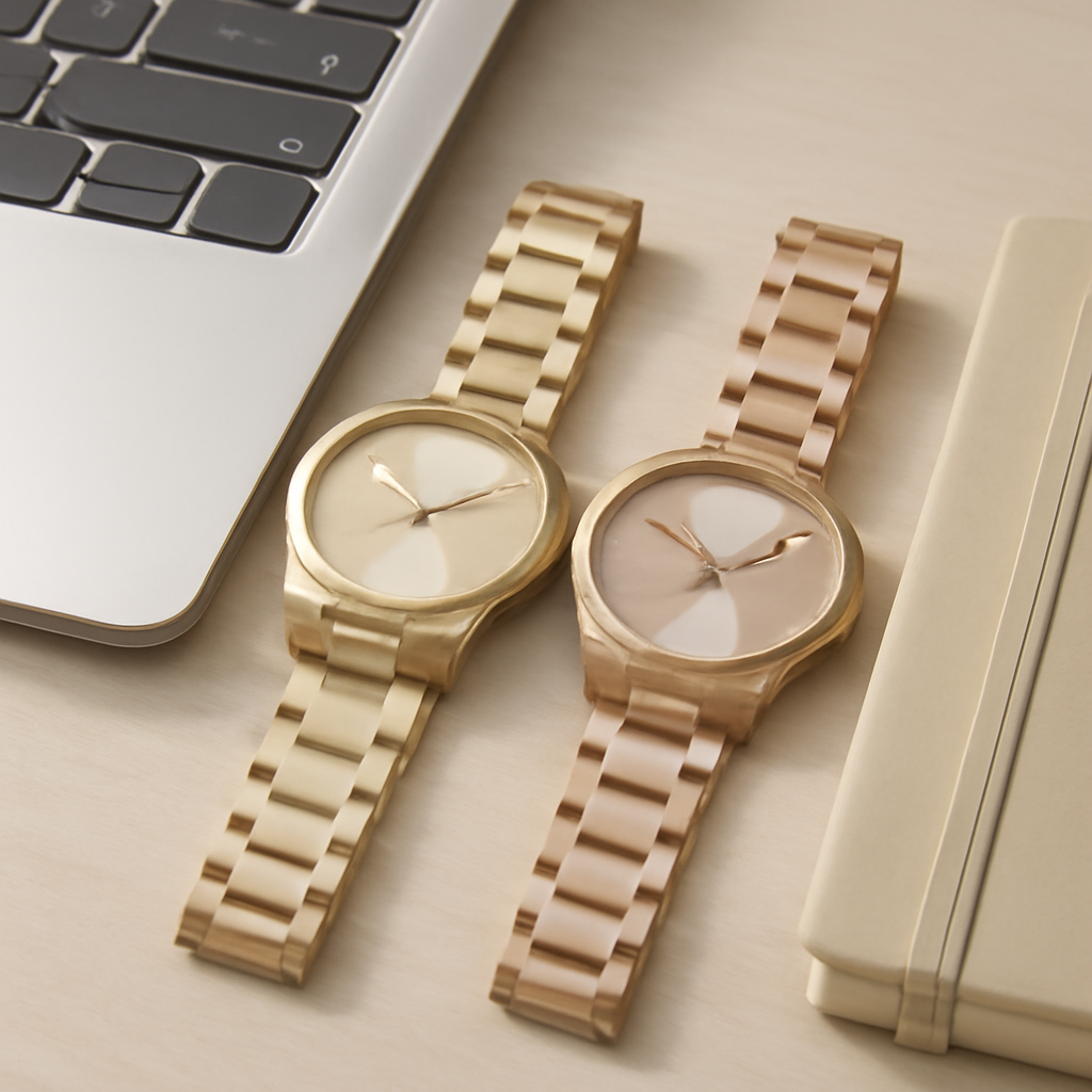 relogios femininos dourado